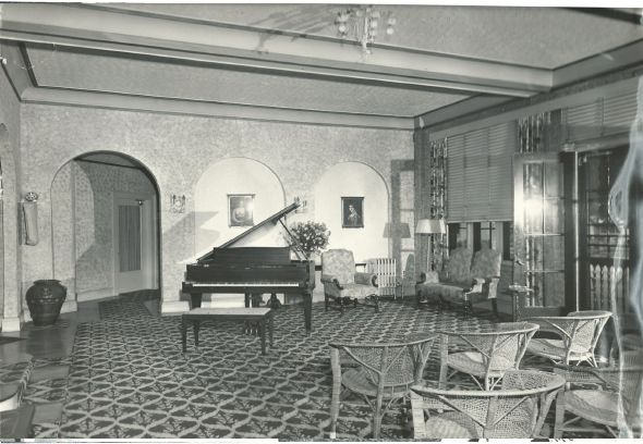 Lobby of the Biscayne Methodist Home